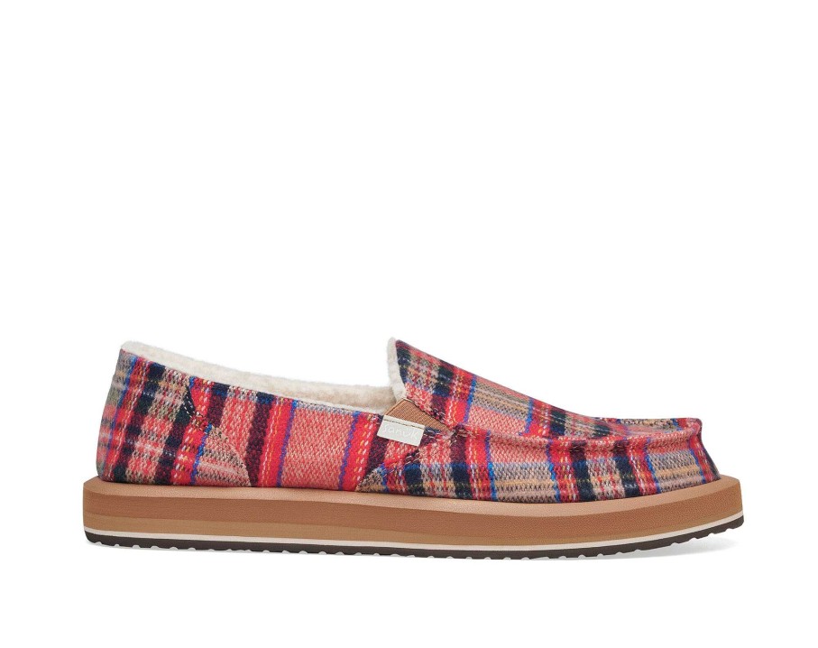 New Donna St Plaid Chill Red Multi